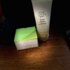 MK revitalizing Shea scrub and whipped Shea Creme
